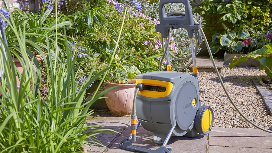 Dévidoir automatique hybride Auto Reel Mobile Hozelock Dévidoir automatique hybride Auto Reel Mobile Hozelock